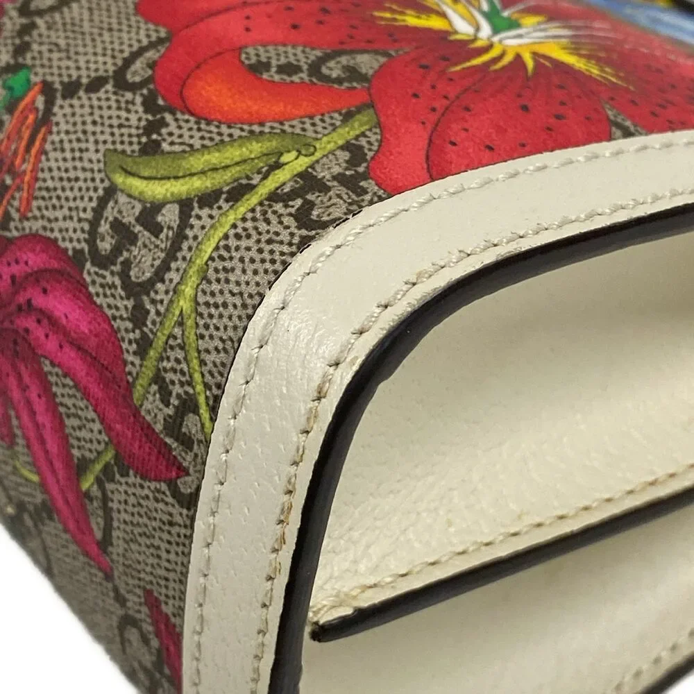 Gucci Ophidia GG Small Shoulder Bag Shoulder Bag 503877 White Beige Multi PVC - Picture 6 of 15